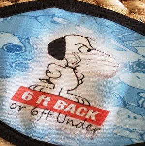 Custom SNOOPY 6ft BACK Face Mask